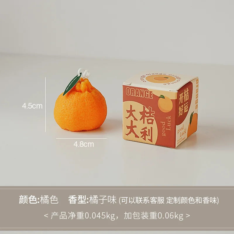 Handmade Avocado Scented Candle Smokeless Soy Wax Home Decoration Ornaments New Year Souvenir Birthday Fragrance Gift