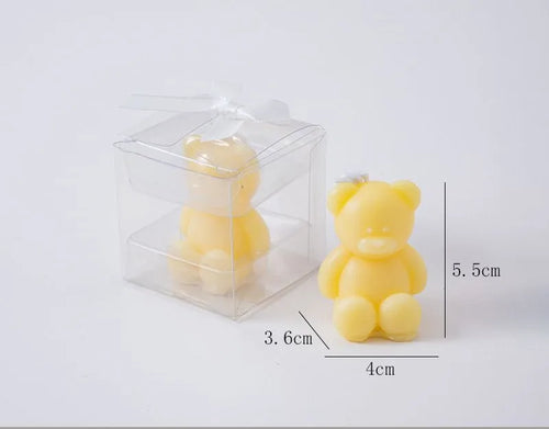 10PCS Cute Mini Bear Aromatherapy Candle Cup Creative Home Decoration Birthday Gift Candle Companion Gift
