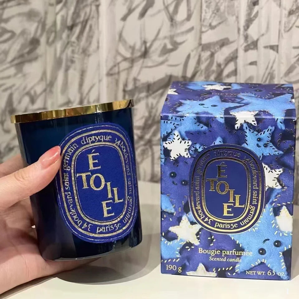 Diptyqueing Christmas Tree Romantic Candles Scented Fragrance Carousel Scented Candle Lid Perfume Aroma Home Decor Luxury Gift
